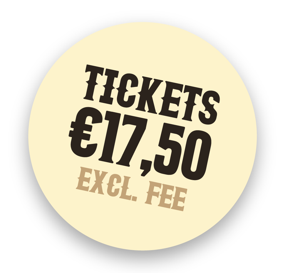 Tickets €17,50 excl. fee